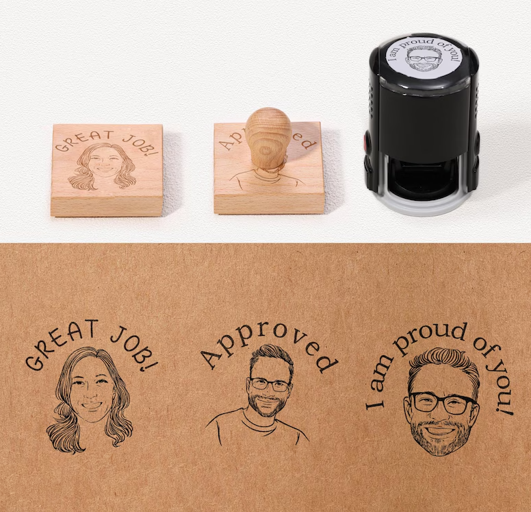 Custom Portrait Stamp From Photo By StampMyBrand®