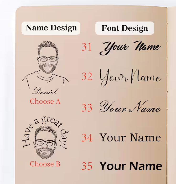 Custom Portrait Stamp By StampMyBrand®