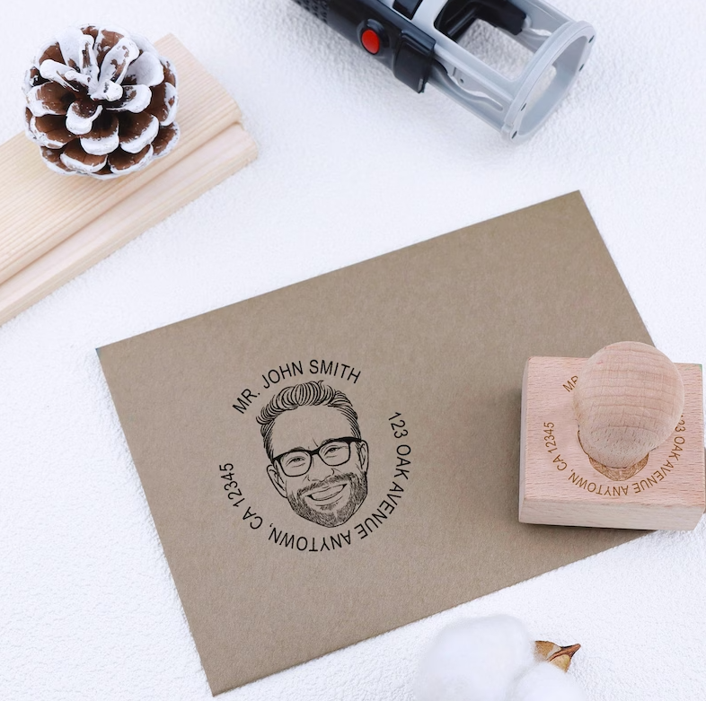 Custom Portrait Stamp By StampMyBrand®