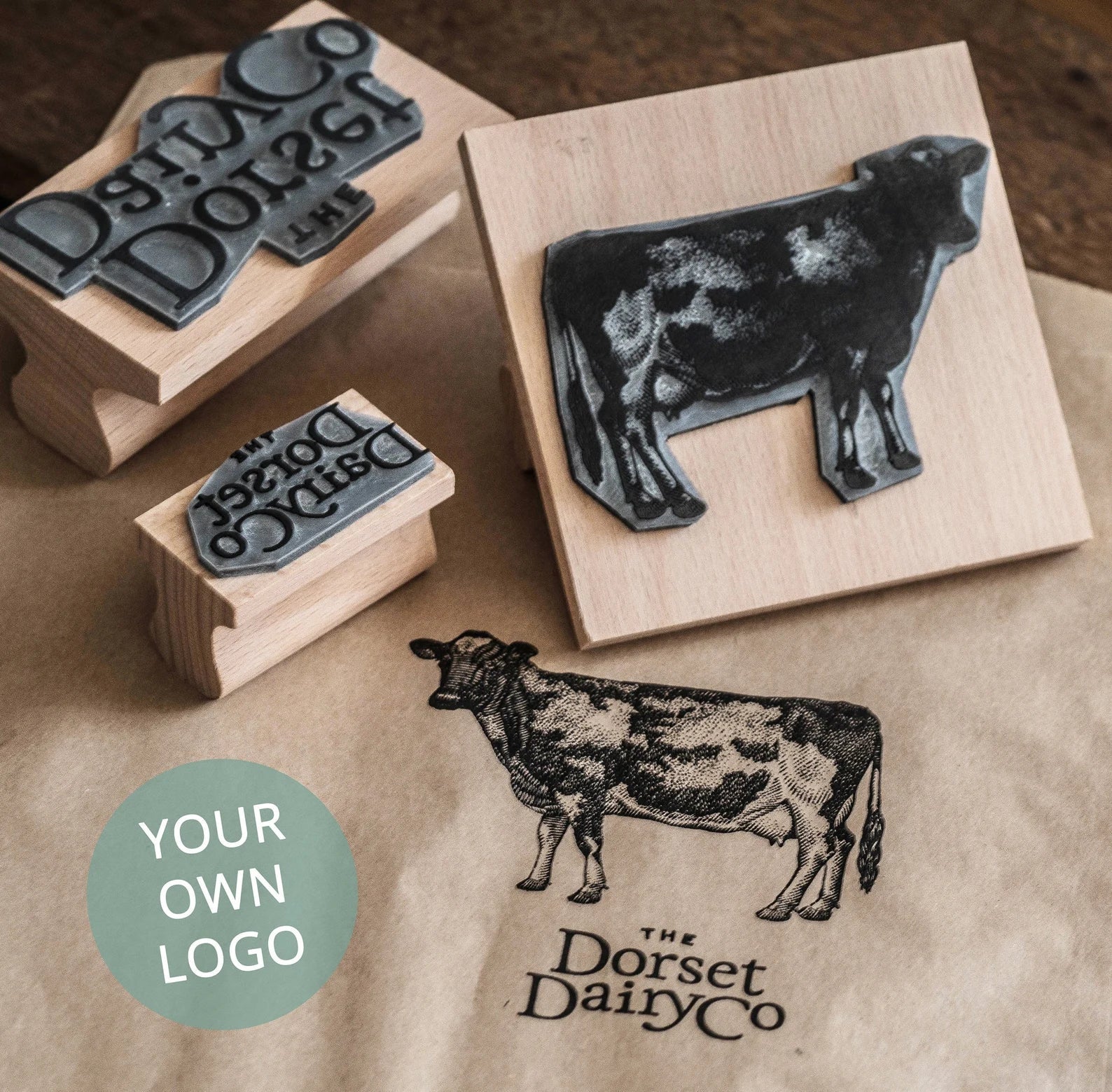 Custom Logo Stamp – All Sizes Included (M-4, L-6, XL-8)